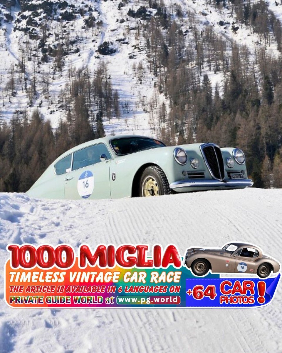 wwwpgworld's tweet image. Travel back in time with the 1000 Miglia 2025! Read now on the PRIVATE GUIDE WORLD platform in 6 languages: pg.world/articles/1000_….
 #ItalyCarLovers #VintageRaces #ClassicMotoring #BreathtakingItaly #PGWorldTravel #CulturalLegends #HistoricJourneys #TravelInspirationItaly