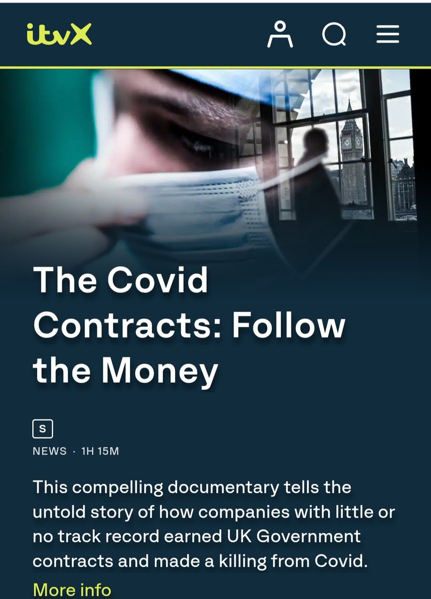 AnneMOlesen2's tweet image. If you haven't already, please watch this programme about the awarding of PPE and covid testing during the pandemic. The findings are jaw dropping  and simply outrageous.
#covidcontracts
#torycorruption