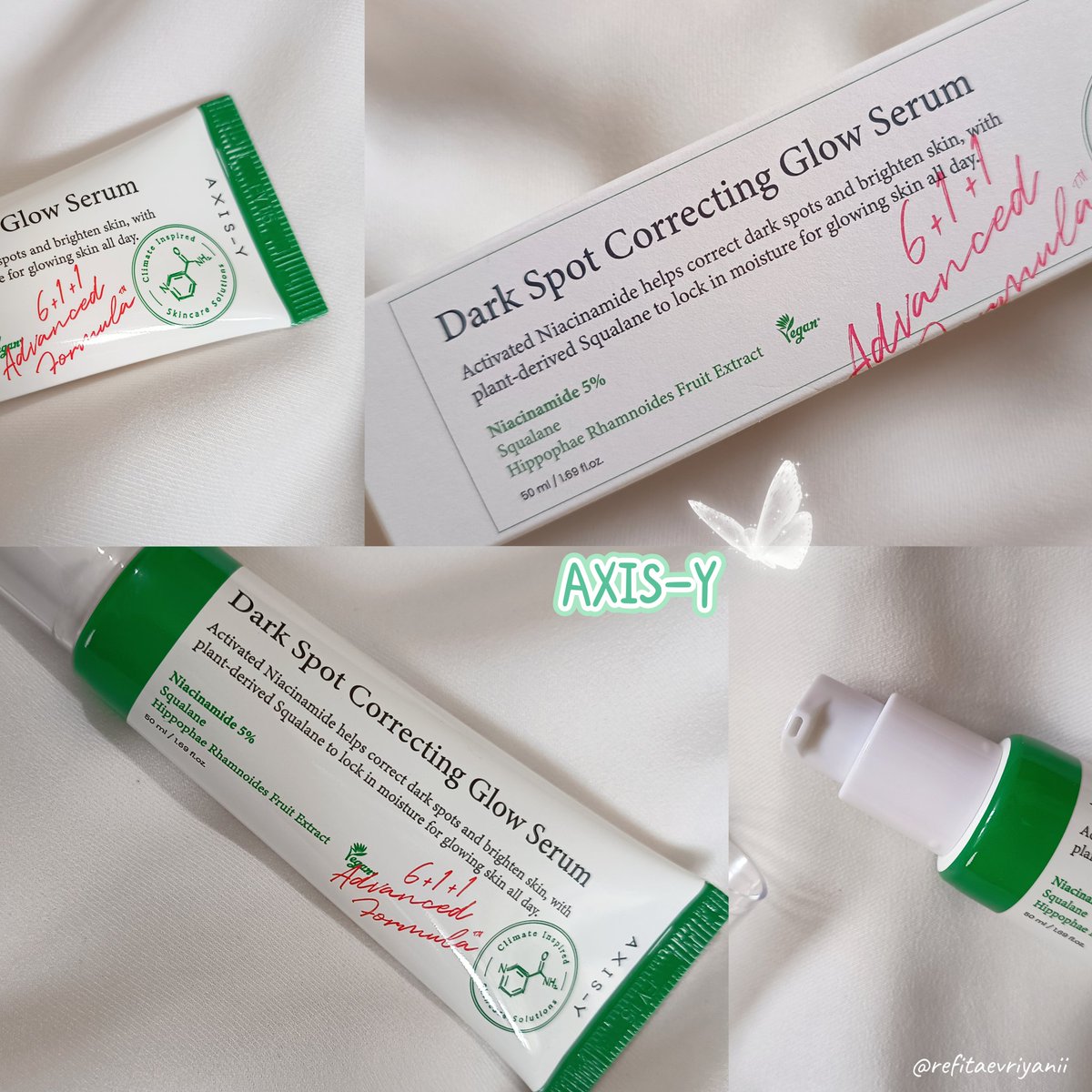 refitaevriyanii's tweet image. Part paling rewel dari mengurus jerawat adalah bekasnya! Bandel banget diwajah

Mau kasih info hero skincare untuk hilangin bekas jerawat ➡️➡️ Dark Spot Correcting Glow Serum dari AXIS-Y 💚💚
#axisyglowserum #axisyindonesia