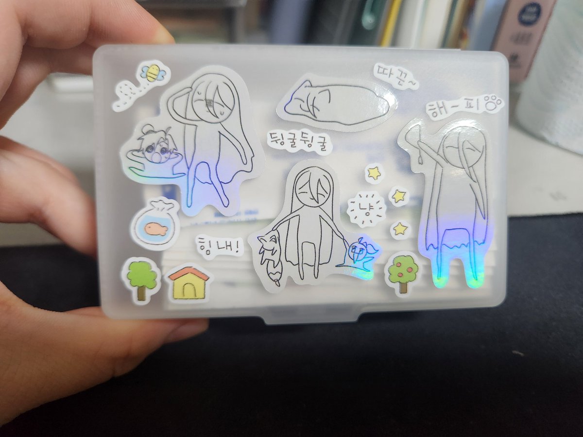 비상약통 꾸며봤는데 넘 귀엽쥐 않나요