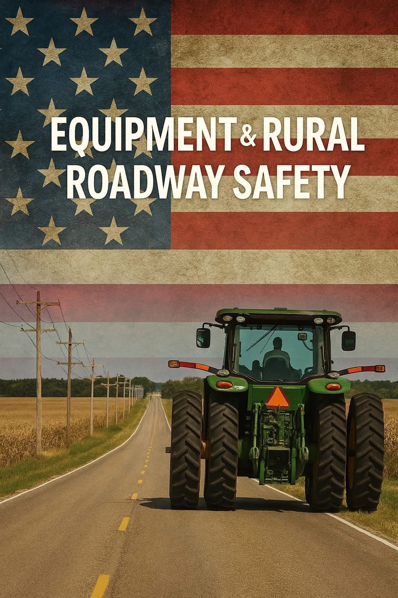 RevSafetyRSS's tweet photo. National Farm Safety &amp; Health Week

Every year, too many crashes happen on rural roads involving farm equipment. Pay attention to the road! You could save a life! 
#farmsafety #ruralroadwaysafety #Harvest2025 #RevolutionarySafety #nationalfarmsafetyweek #nfshw https://t.co/8ztLV78prN
