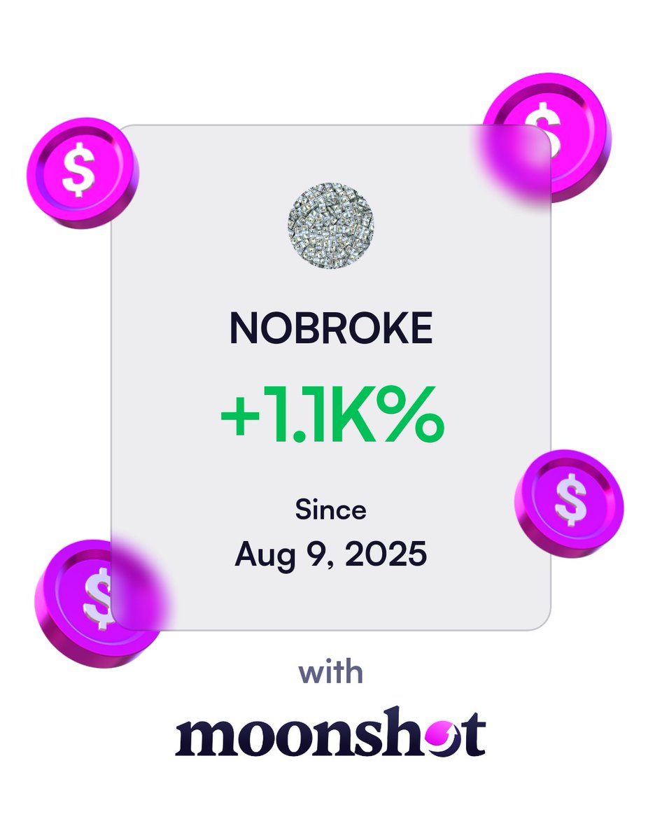 Here since August 9th and not going anywhere! 45 days going strong 💪. Many have come and gone but we remain. Join the BrokeNoMore fam and lets build!