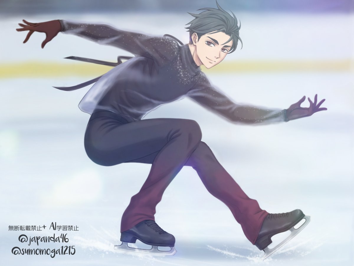 japanda1122's tweet image. 🖤⛸️🖤
#ALNST #ivan