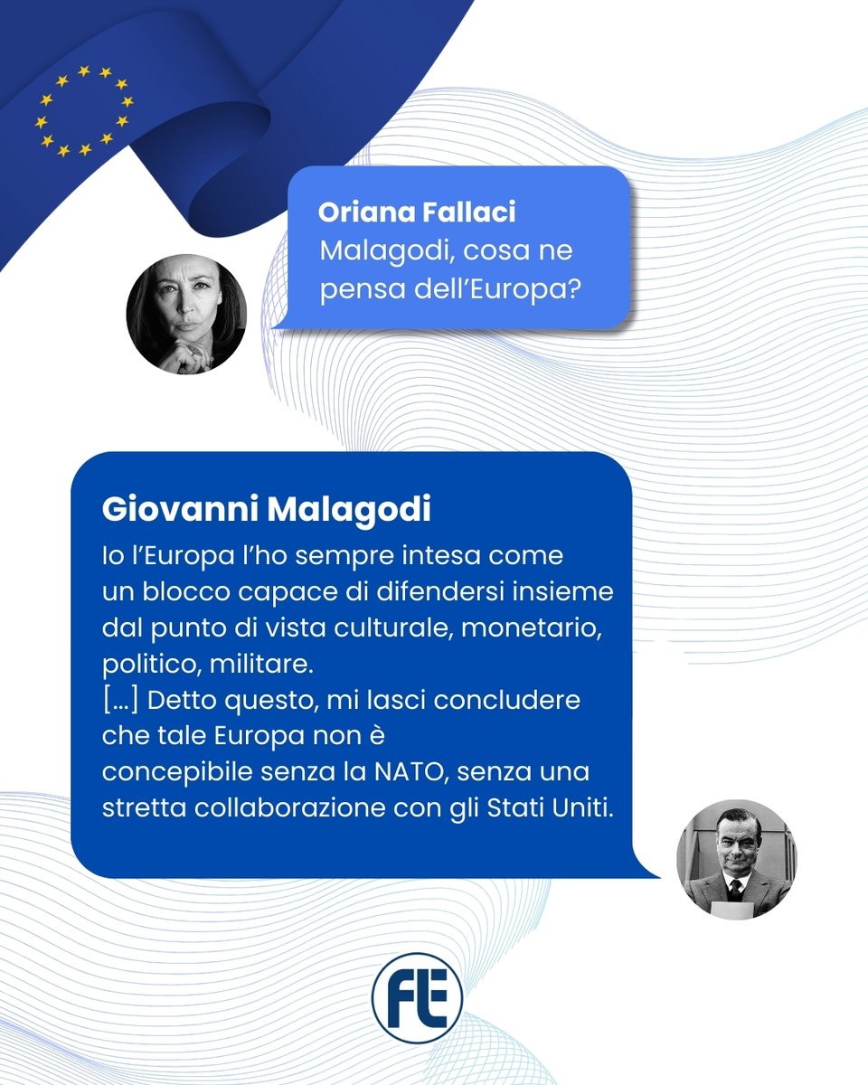 fleinaudi's tweet photo. Una conversazione tra due grandi protagonisti del '900 come Oriana #Fallaci e Giovanni #Malagodi. Il tema? #UE, #NATO e atlantismo.
Lasciamo giudicare a voi l'attualità di queste parole... #PensieriLiberali https://t.co/QcZaAkvByi