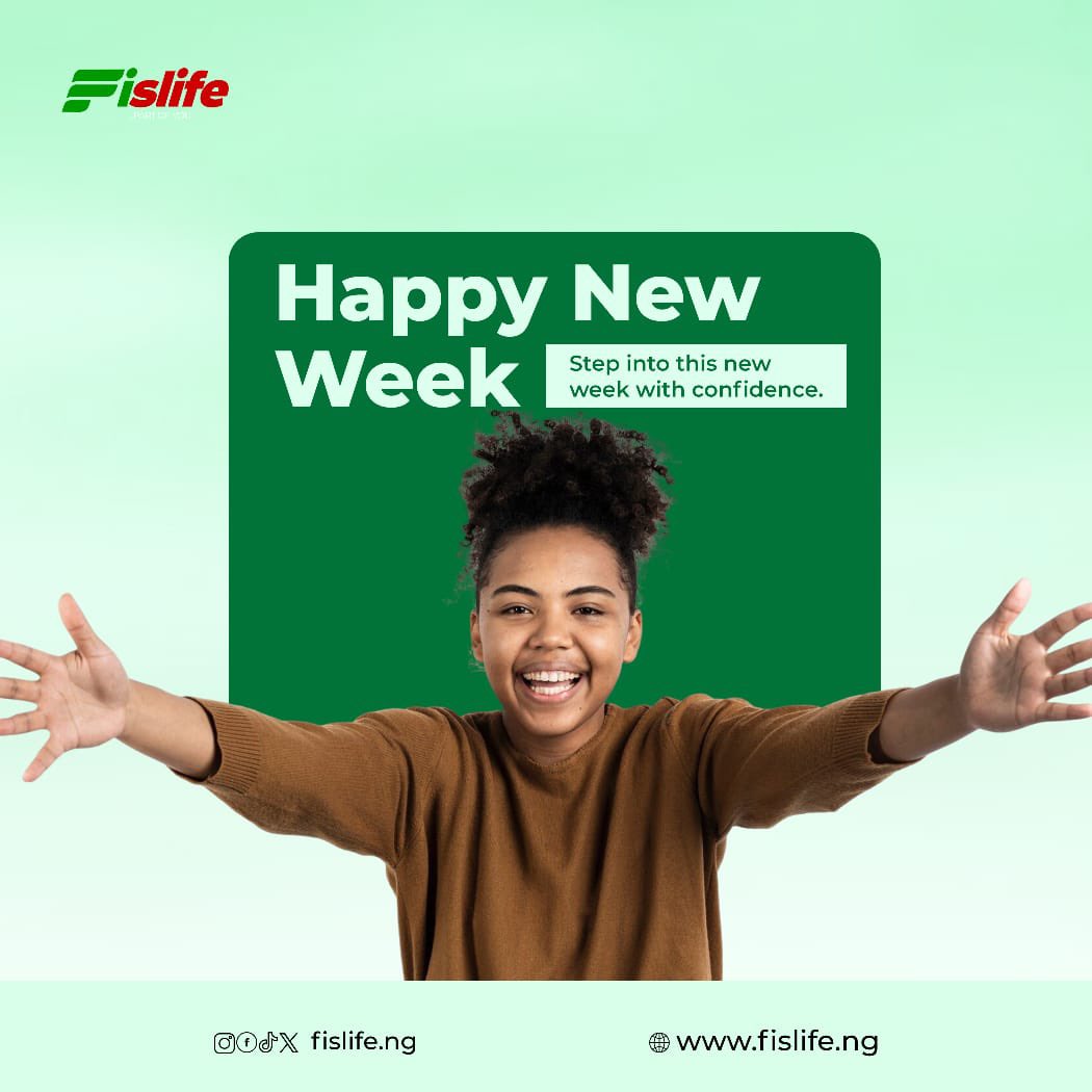 FislifeNg's tweet image. Here’s to progress, purpose and making this week count. Let’s do great things together. 
HAPPY NEW WEEK!!!! 
#fislife #INDvPAK #indvspak2025 #PakistanCricket #TraitorsIRL #h1bvisa