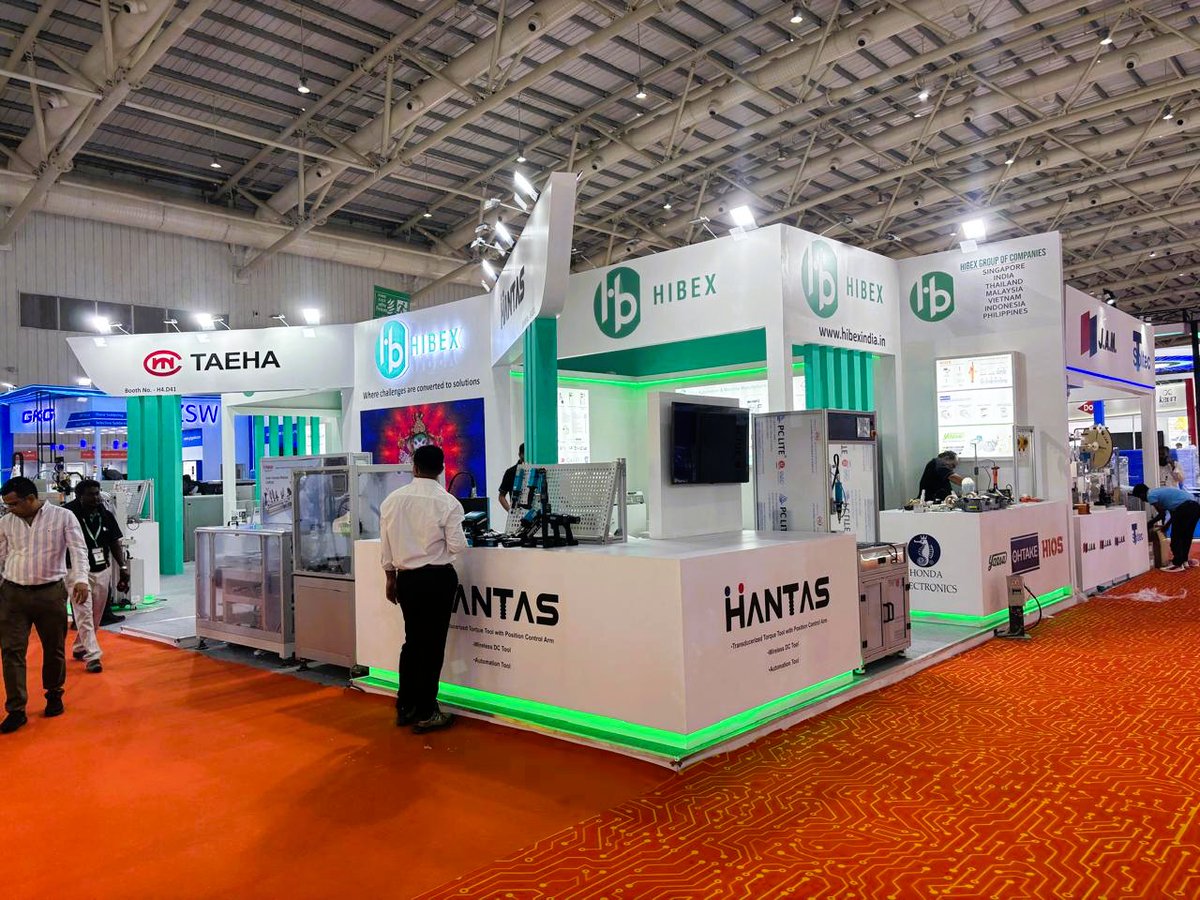 NewDimensionsAK's tweet image. Adding another successful year to our track record delivering impactful design execution at #electronicaIndia2025 and #productronicaindia2025, BIEC, Bangalore
(3/3)

#BoothDesign #Stallfabricators #B2B #Exhibitionstand #Innovation #Expo #TradeShow #Electronica #productronicaIndia