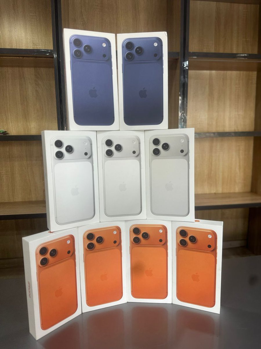 NEW SETS OF IPHONE 17 SERIES HITS MY INVENTORY TODAY ...

PHYSICAL + ESIM 

SEND A DM TO GET YOURS 
W.A 07010194900

WE ACCEPT SWAP DEALS 
T &amp; C APPLY