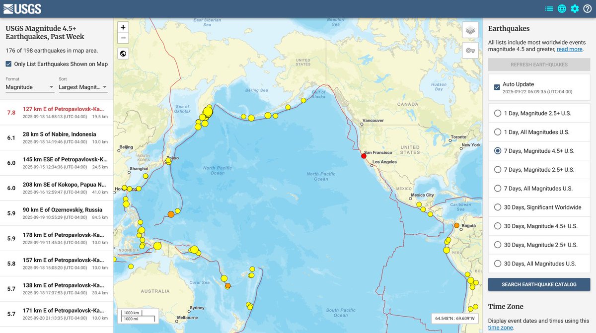 USAS_WW1's tweet image. #SanFrancisco #earthquake #Berkeley #Breaking: Magnitude 4.8 earthquake at Berkeley, California (Bay Area and San Francisco) just now. California has one such earthquake in a week, but Russia&apos;s 100+ earthquakes in a week in the Petropavlovsk-Kamchatsky area are ignored... 😕