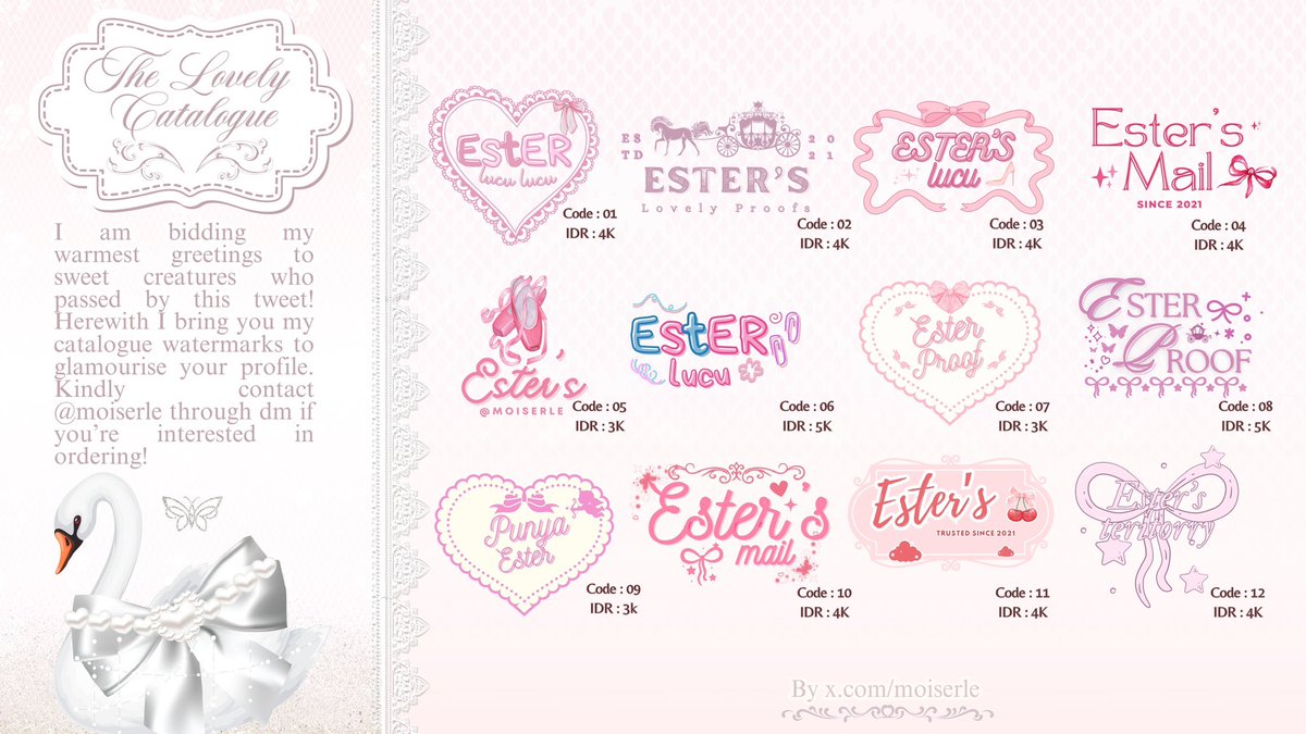 Ester, Open via whatsapp! tweet media