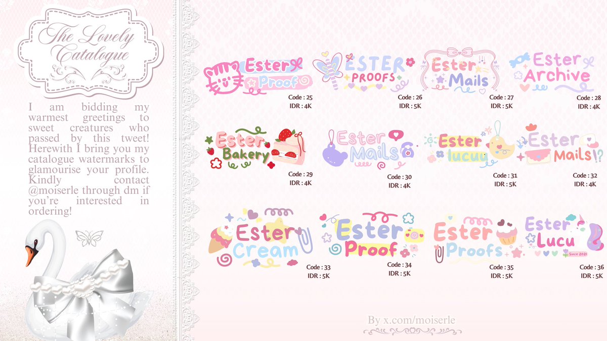 Ester, Open via whatsapp! tweet media