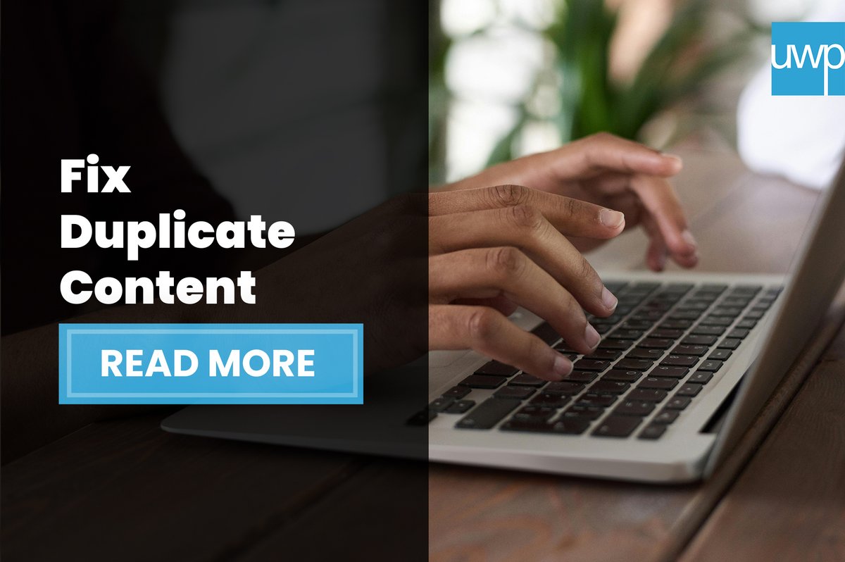 UWPgroup's tweet image. It confuses search engines and weakens rankings 🧩🚫🔗

@moz explains how to find and fix duplicate pages - fast

📎 ow.ly/K9PM50X03sN

#seo #duplicatecontent #sitehealth
