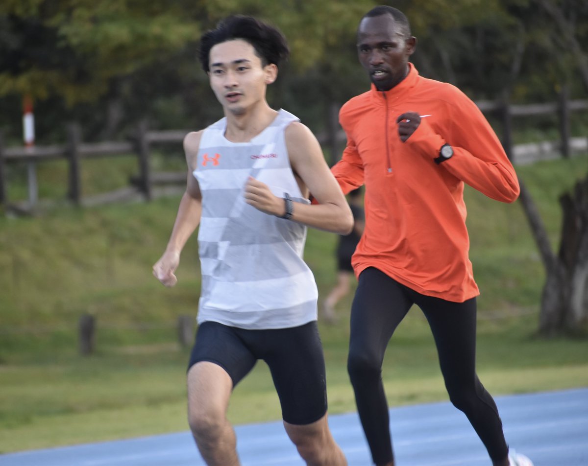 Spriiingman's tweet image. 【 御嶽合宿 】

#grasp

#サイディムサイモン
#町田康誠
#内野李彗
#中央発條
#中央発條陸上競技部
#CHUHATSU