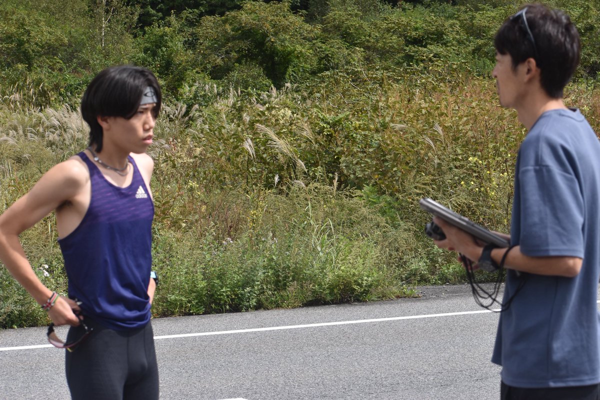 Spriiingman's tweet image. 【 御嶽合宿 】

#grasp

#サイディムサイモン
#町田康誠
#内野李彗
#中央発條
#中央発條陸上競技部
#CHUHATSU