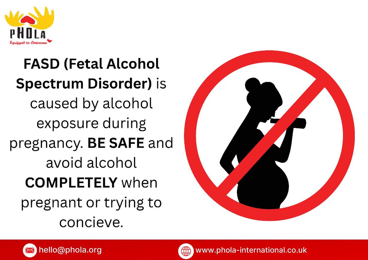 Phola_org's tweet image. September is Fetal Alcohol Spectrum Disorder (FASD)Awareness month❤️🫵🏽

At Phola, we stand with Aware.org, to support pregnant women, to raise awareness and to give children a chance to thrive.

#FASDawareness #FASDAwarenessMonth #FASDinformed