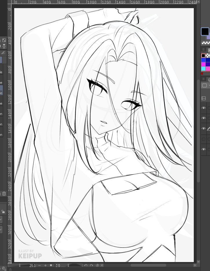 keipupart's tweet image. wip 🔹
#monARTch