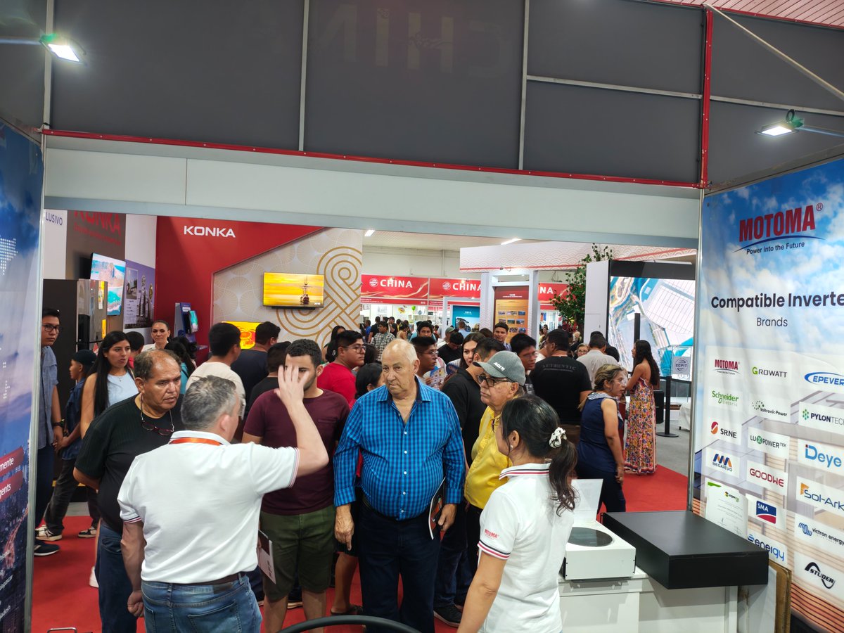MotomaLtd's tweet photo. From Sep 19–25, #MOTOMA is showcasing the future of green energy at South America’s largest trade fair #EXPOCRUZ2025. #Bolivia, with its rich natural resources and abundant sunshine, is the perfect place to spark conversations about renewable energy. 

https://t.co/FIsBwyBRlU https://t.co/h0w6hSpWOO