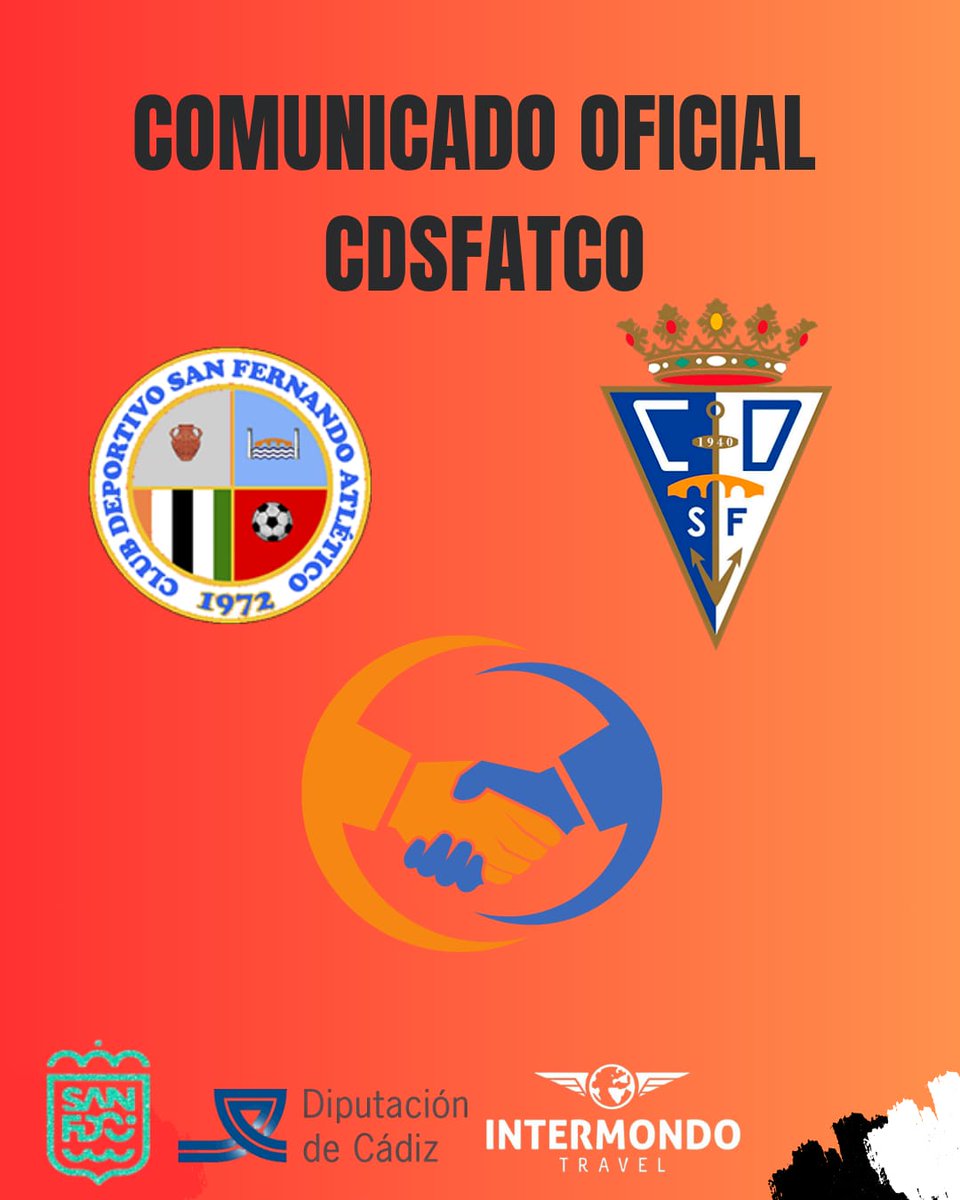 📢 COMUNICADO OFICIAL | Desde el CDSFATCO agradecemos al <a href="/_CDSanFernando/">CD San Fernando 1940</a>  y a su afición el gran trato recibido en el derbi. 🙌
Un partido marcado por la deportividad y la fiesta del fútbol isleño. ⚽🤍🖤

#OrgulloIsleño #DerbiIsleño