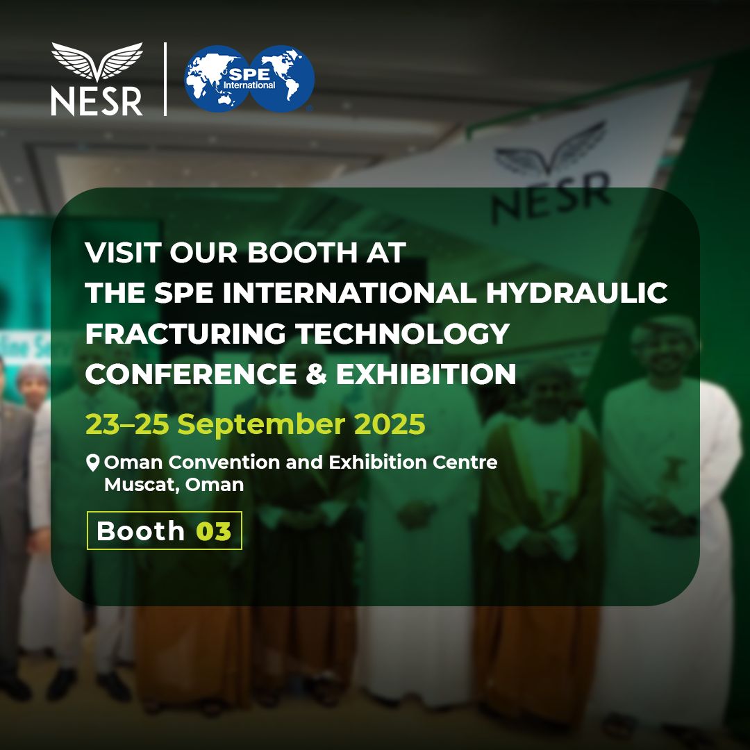 We’re heading to #Oman for the SPE International Hydraulic Fracturing Technology Conference &amp; Exhibition.
Join us from 23–25 September at Booth 03, where NESR will showcase our commitment to innovation in hydraulic fracturing and energy solutions.

#NESR #SPEHFTC