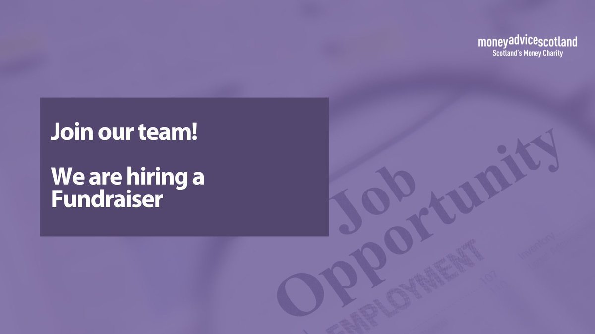 We're looking for a skilled Fundraiser to join our team to help develop our funding strategy with a focus on community fundraising, sponsorship, events, donations, and trusts goodmoves.org/vacancy/a4sP10…