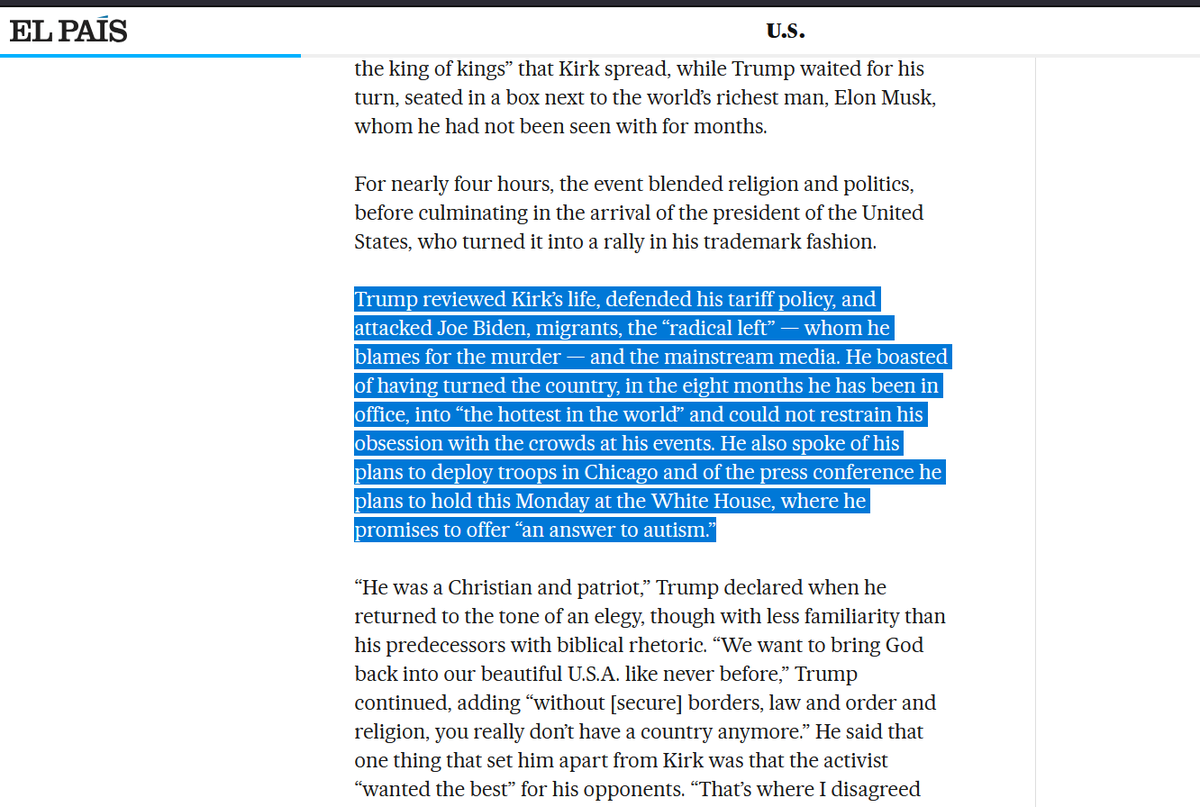 Gelungener Artikel dazu: english.elpais.com/usa/2025-09-22…
#USA #religion #kirk #trump