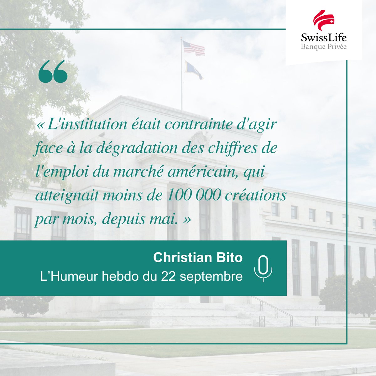 #Paroledexpert |  « Marche forcée ? »

👉 FED : un pas en avant !

🎙 Retrouvez Christian BITO, dans son humeur hebdo pour <a href="/Club_Patrimoine/">Club Patrimoine</a>  ▲

🔗clubpatrimoine.com/contenus/march…

#MarchésFinanciers #Fed #Powell #Bourse #Taux #Technologie #Investissement #USA #Dollar #Nvidia #Spread