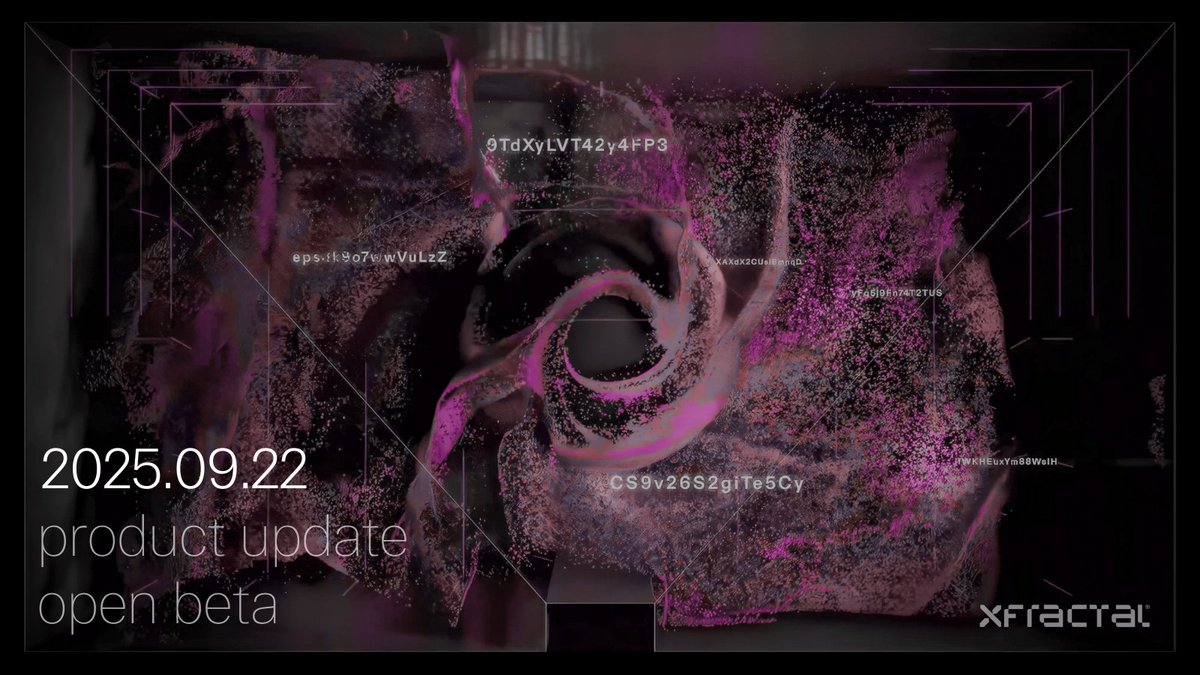 xFractalDotFun's tweet image. 2025.09.22 product update - open beta

// TRADING
+  lower latency swaps: achieved a record transaction speed of 1.3s. aiming for 0.8s by end of month
+  added @bloxroute for faster execution
+  WS integrations for the terminal completed

// AGENT SWARM
+  agent v2 launched:…