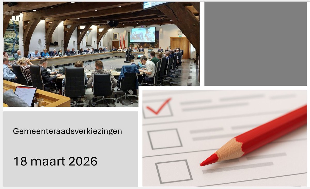 Je bent er vast nog niet mee bezig, maar over een half jaar zijn de gemeenteraadsverkiezingen. Op 𝟏𝟖 𝐦𝐚𝐚𝐫𝐭 𝟐𝟎𝟐𝟔 mag je als Dordtenaar je stem uitbrengen. 

Genoeg tijd dus nog om je eens te verdiepen in wat de raad doet! 

Check raad.dordrecht.nl/Hoe-werkt-de-r… voor meer info