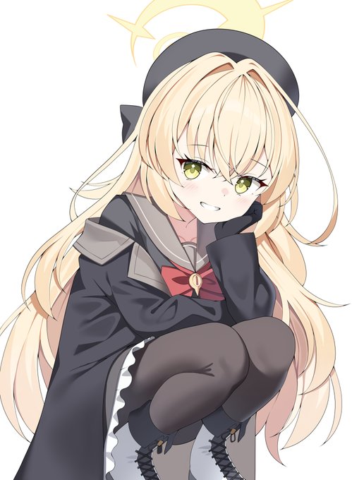 ニヤニヤ
#ブルアカ 