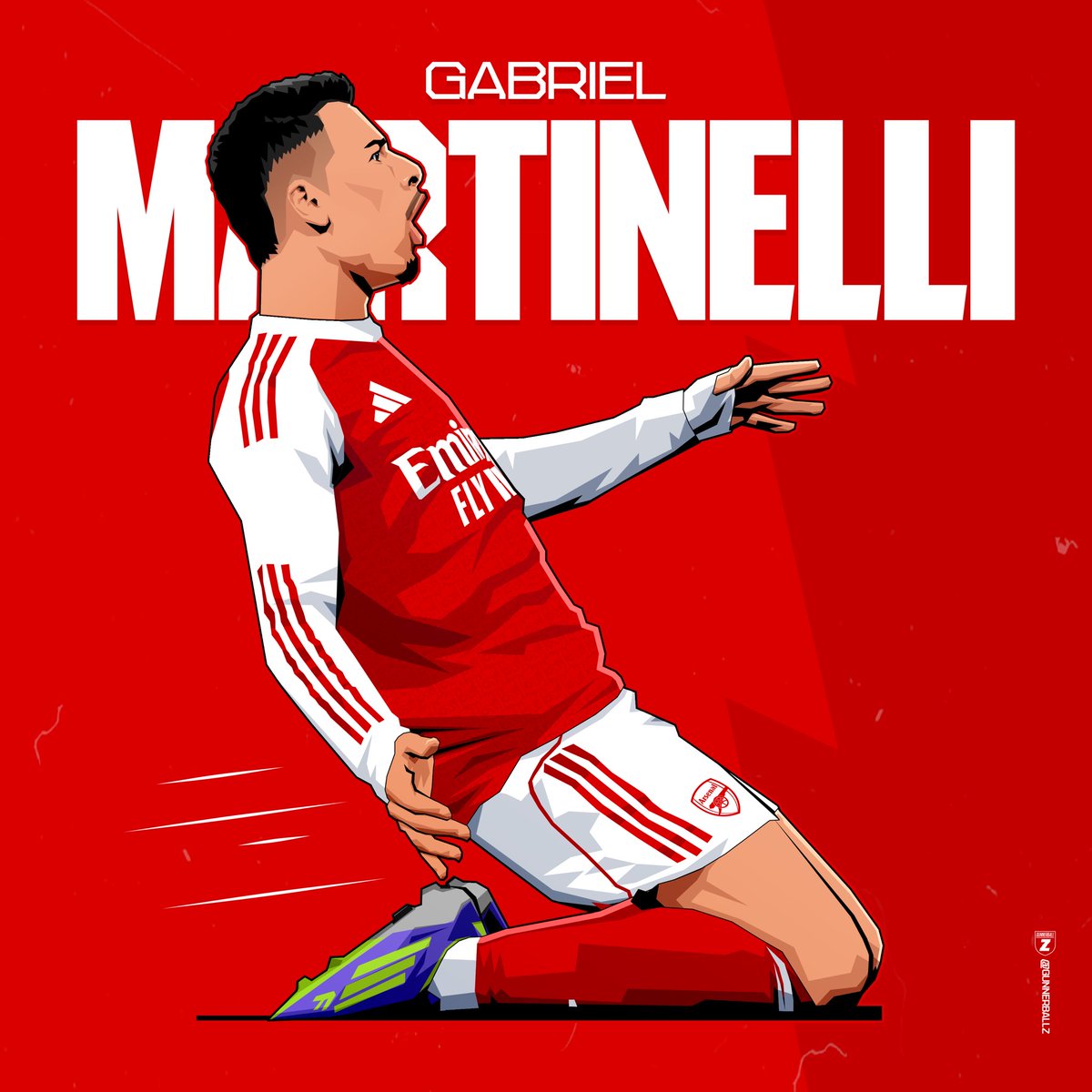 GunnerBallZ's tweet image. Stoppage time magic from Martinelli! 🪄⚡️

#arsenal #martinelli