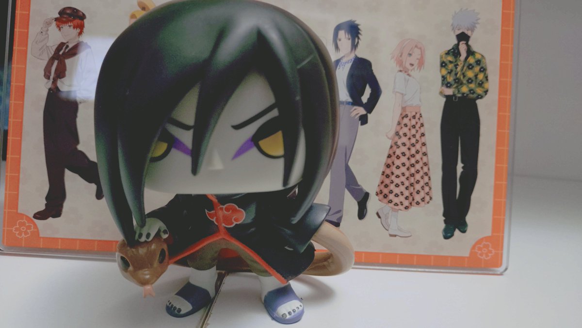sasuke14fun's tweet image. 見つけたので大蛇丸(暁Ver)買った(^-^)/
 #POPANIMATION