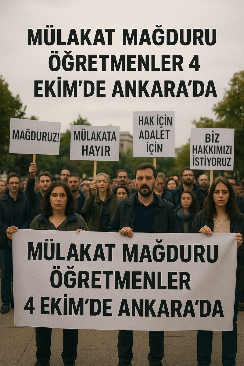 📢 Mülakat mağduru öğretmenler olarak sesleniyoruz!

Yıllarca alın teriyle, emekle hazırlandığımız sınavları kazandığımız halde, mülakat adı altında haksızca elendik. Bizden önce verilen sözlere rağmen emsal karar hâlâ çıkmadı.

❌ Liyakat yerine torpilin öne çıkarıldığı bu