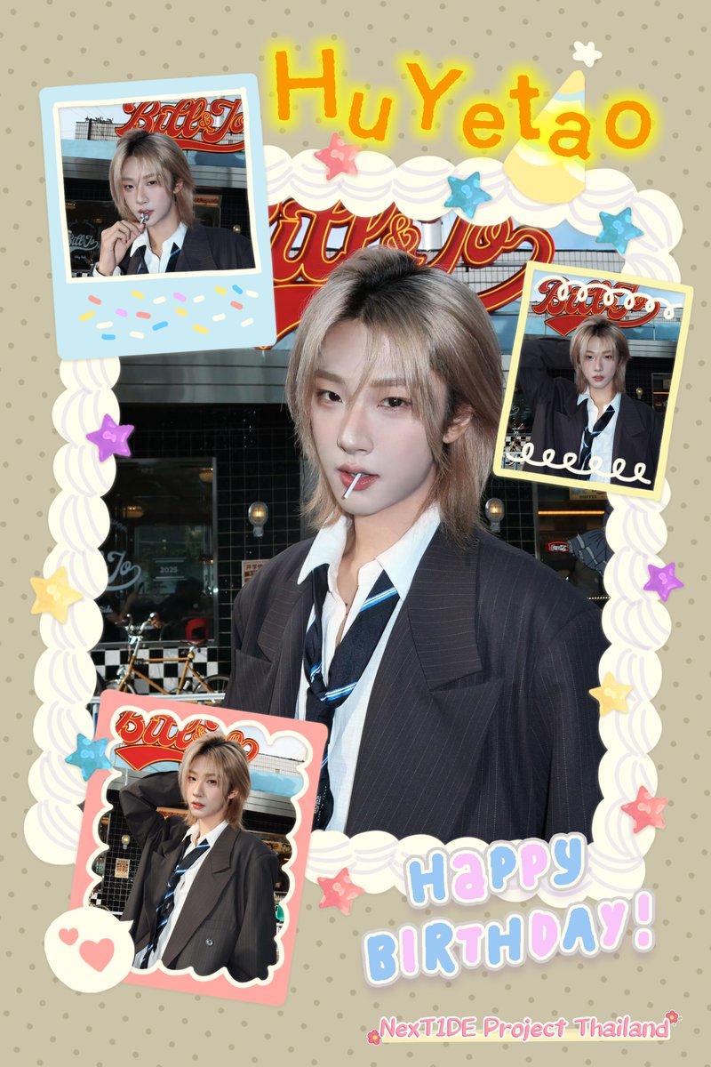 NT1_Project_TH's tweet image. สุขสันต์วันเกิด HU YETAO 🎂
ขอให้ทุกวันเต็มไปด้วยแสงสว่าง ความสุข และความรักที่โอบกอดมากขึ้นทุกปี
Happy Birthday HU YETAO
May your days shine brighter than the stars ✨
and may you always be loved more than ever 💖

HUYETAO 25TH BIRTHDAY
#Happy25thHuyetaoDay…