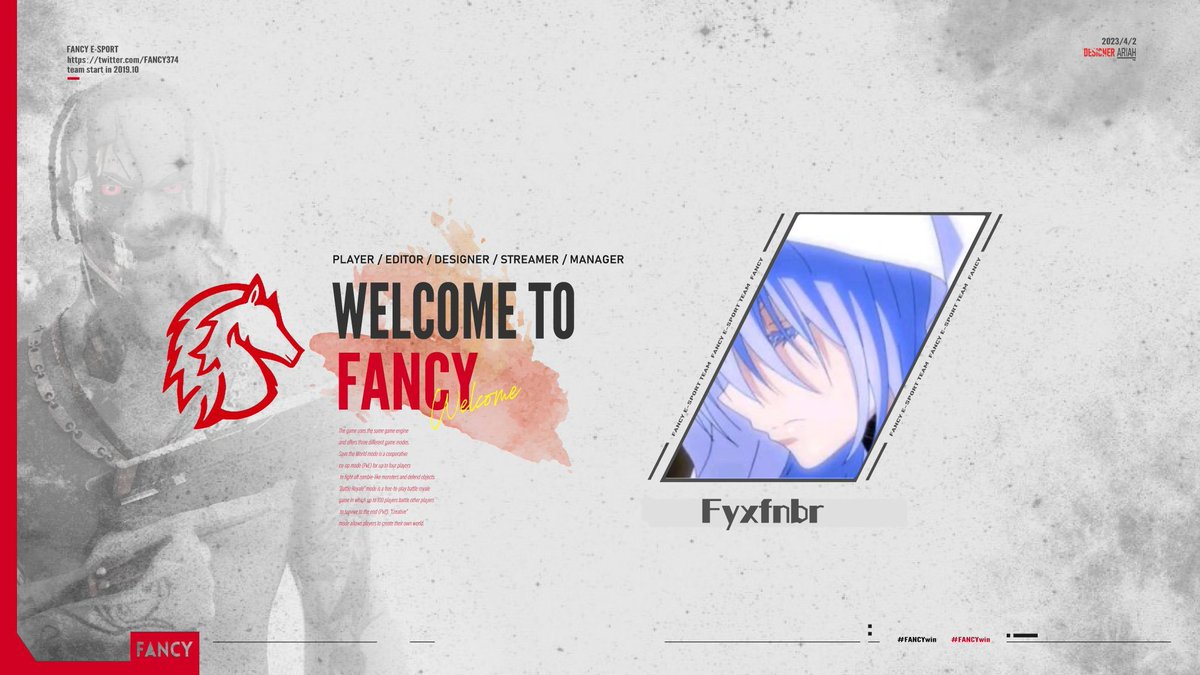 FANCY374's tweet image. 【昇格報告】2025.9.22    

-fortnite部門 選手 -   
Fyx  @fyxshter_ 

競技での活躍に加えチームの代表として大会に参加等の貢献が認められトライアウト部門から昇格いたしました。Fyx選手の応援をよろしくお願いいたします!
 #FANCYwin           
             ☪︎⋆｡˚✩ FANCY Fyx ☪︎⋆｡˚✩