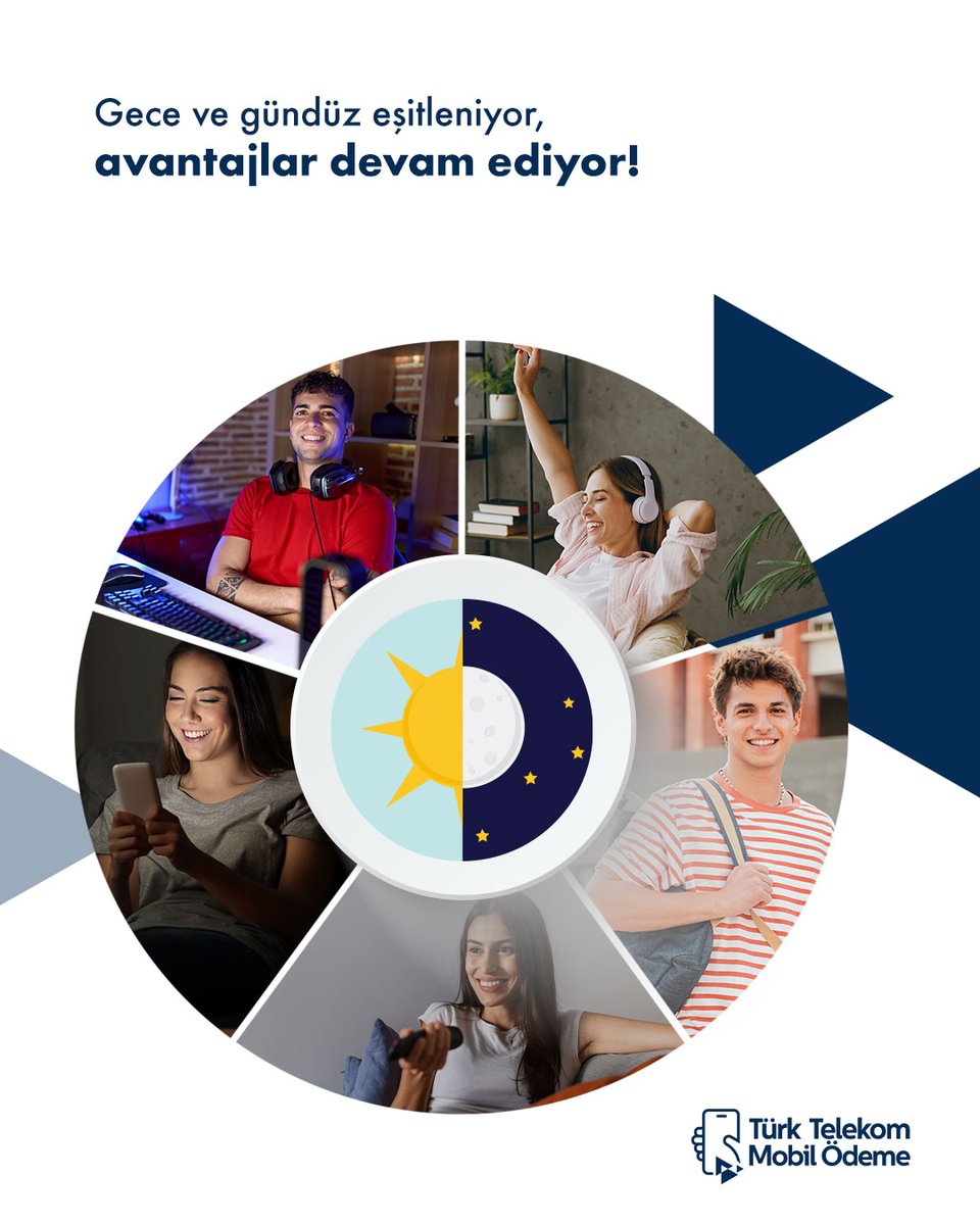 Sonbahar ekinoksunda gündüz ve gece süreleri eşitleniyor, TT Mobil Ödeme’de avantajlar hiç bitmiyor. İster sabah alışveriş yap, ister gece müzik dinle ya da gün boyu oyun oyna. TT Mobil Ödeme ile her an avantajlı harcamalar seni bekliyor. ☀️🌙 🛍️ 🎵 🎮