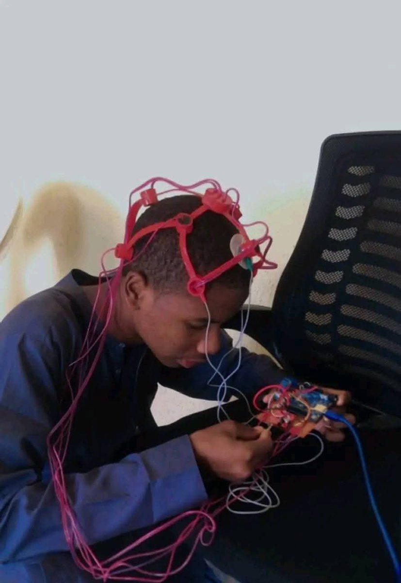 A brilliant young mind, Khalifa Aminu, reveals he has begun experimenting with connecting the human brain to a computer without surgery or opening the head. A new era of innovation is rising!