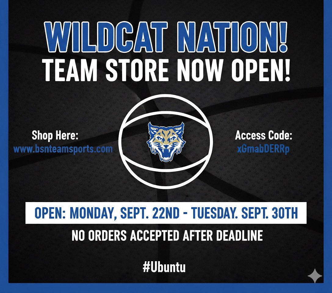 Wheeling Basketball (@wheeling_hoops) on Twitter photo WILDCAT NATION! Our team store is OFFICIALLY OPEN! π Get your exclusive Wheeling Boys Basketball gear and support the team. A portion of all proceeds directly benefits our program! #Ubuntu
π: bsnteamsports.com/shop/xGmAbDERRp
<a href="/WHSactivities/">Wheeling Wildcats Athletics and Activities</a> <a href="/Wheeling_Cats/">Wheeling High School</a> <a href="/WHSBaseball2/">WHSBaseball</a> <a href="/Coach_Antosz/">Tom Antosz</a> WILDCAT NATION! Our team store is OFFICIALLY OPEN! π Get your exclusive Wheeling Boys Basketball gear and support the team. A portion of all proceeds directly benefits our program! #Ubuntu
π: bsnteamsports.com/shop/xGmAbDERRp
<a href="/WHSactivities/">Wheeling Wildcats Athletics and Activities</a> <a href="/Wheeling_Cats/">Wheeling High School</a> <a href="/WHSBaseball2/">WHSBaseball</a> <a href="/Coach_Antosz/">Tom Antosz</a>