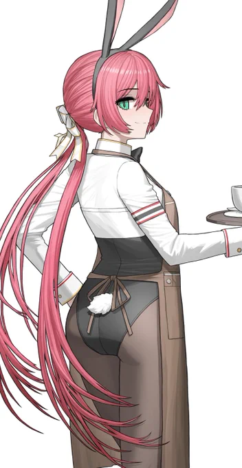#ドルフロ #소녀전선2 딸기카노 바니걸이 주케로카페 직원으로 일하는 커미션 그렸습니다;;;;;;;;; 빨리 카르카노도 엘모호에 태우라고;;;;;;;;;;;;;;;;