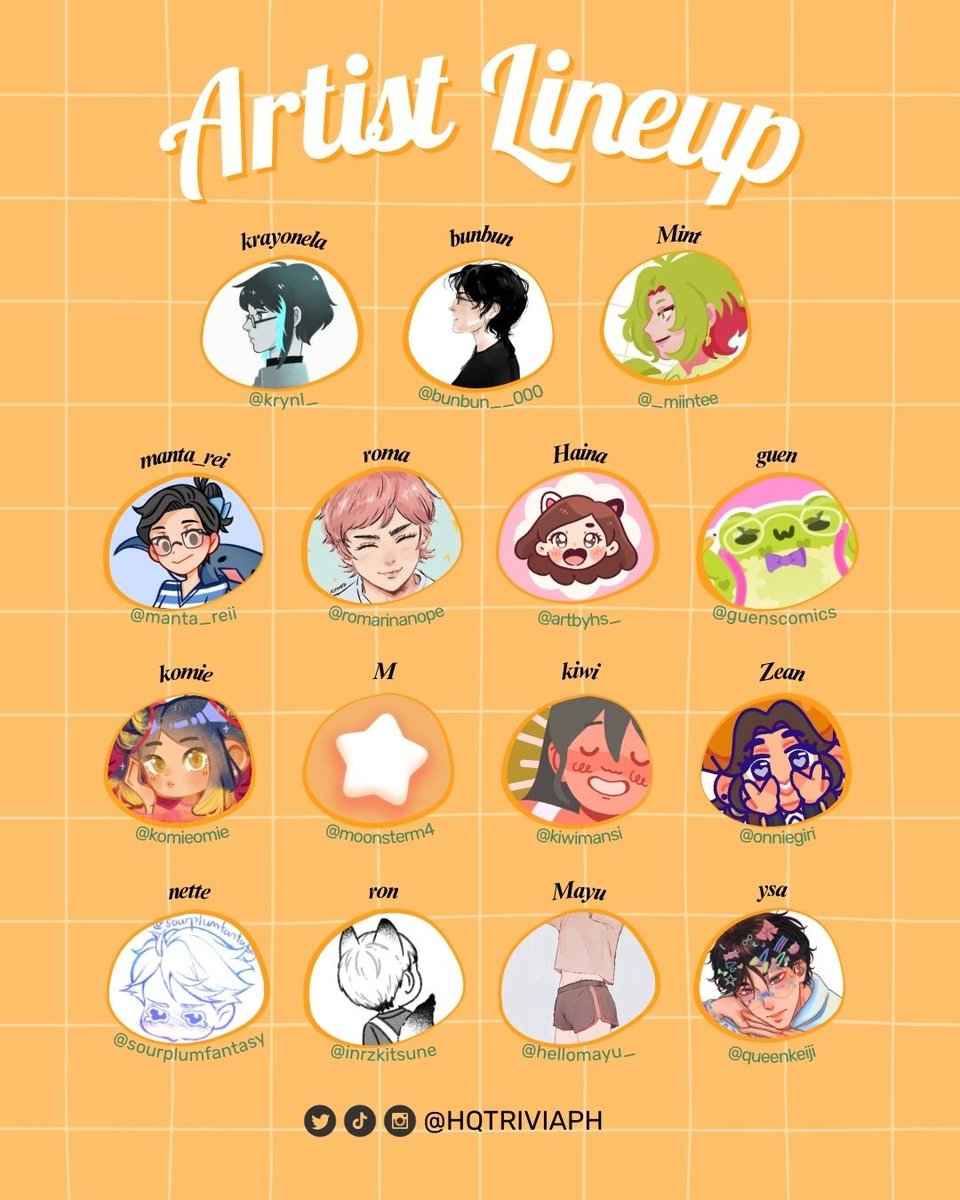 Can't cook up a feast without our amazing Chefs! Get to know the artists for Spike and Serve night! 🧑‍🍳 

#HQTriviaPH