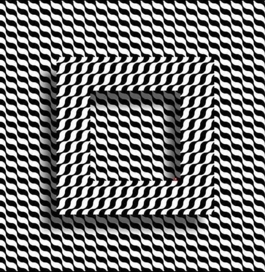 Via <a href="/AkiyoshiKitaoka/">Akiyoshi Kitaoka</a> 
#ilusiónóptica #opart