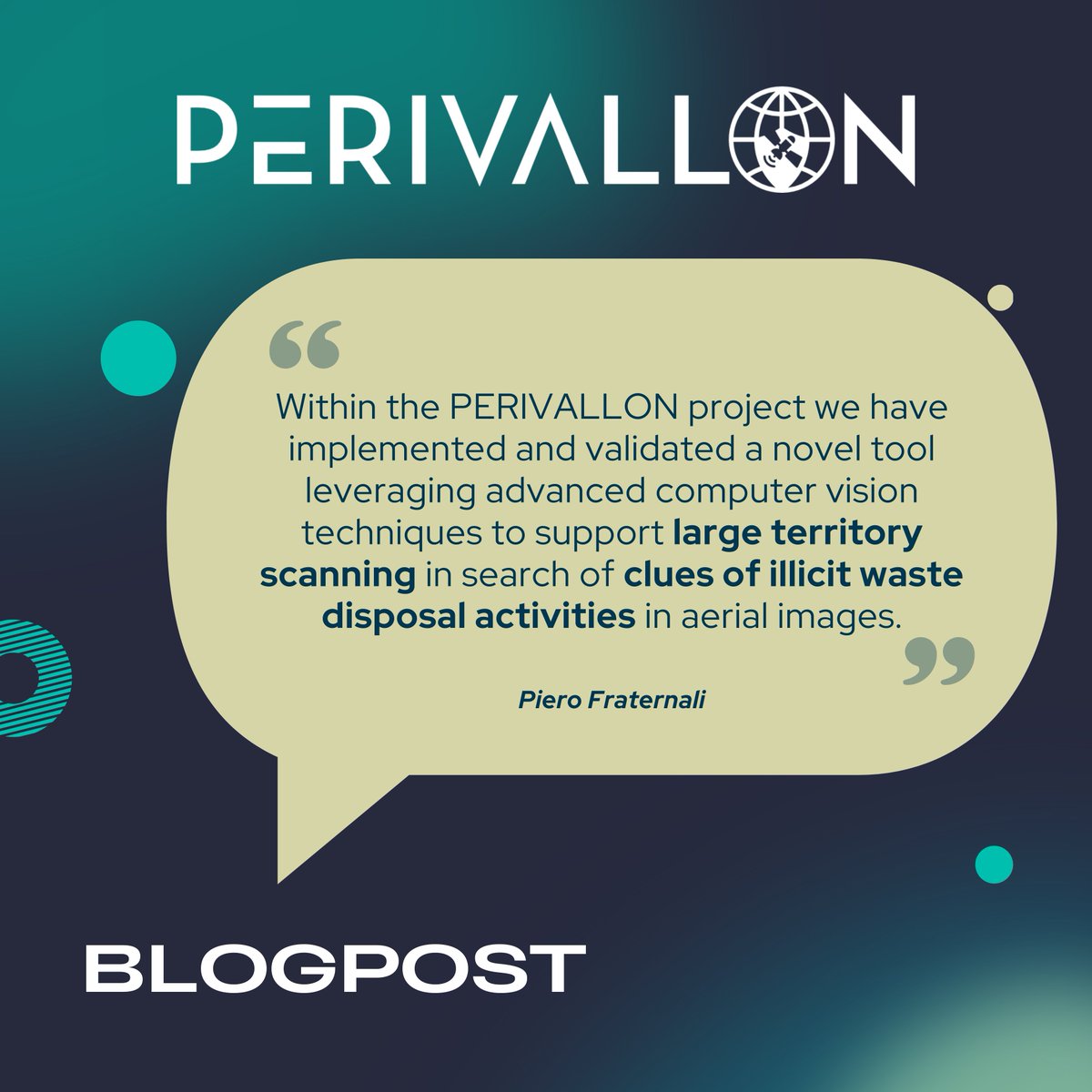 🛰️ How can satellite imagery &amp; AI help tackle illegal waste dumping?

In our latest blog, partners from <a href="/polimi/">Politecnico di Milano</a> show how high-resolution satellite images turn into actionable insights for environmental crime. 🌍

Read more 👉perivallon-he.eu/fighting-illic…