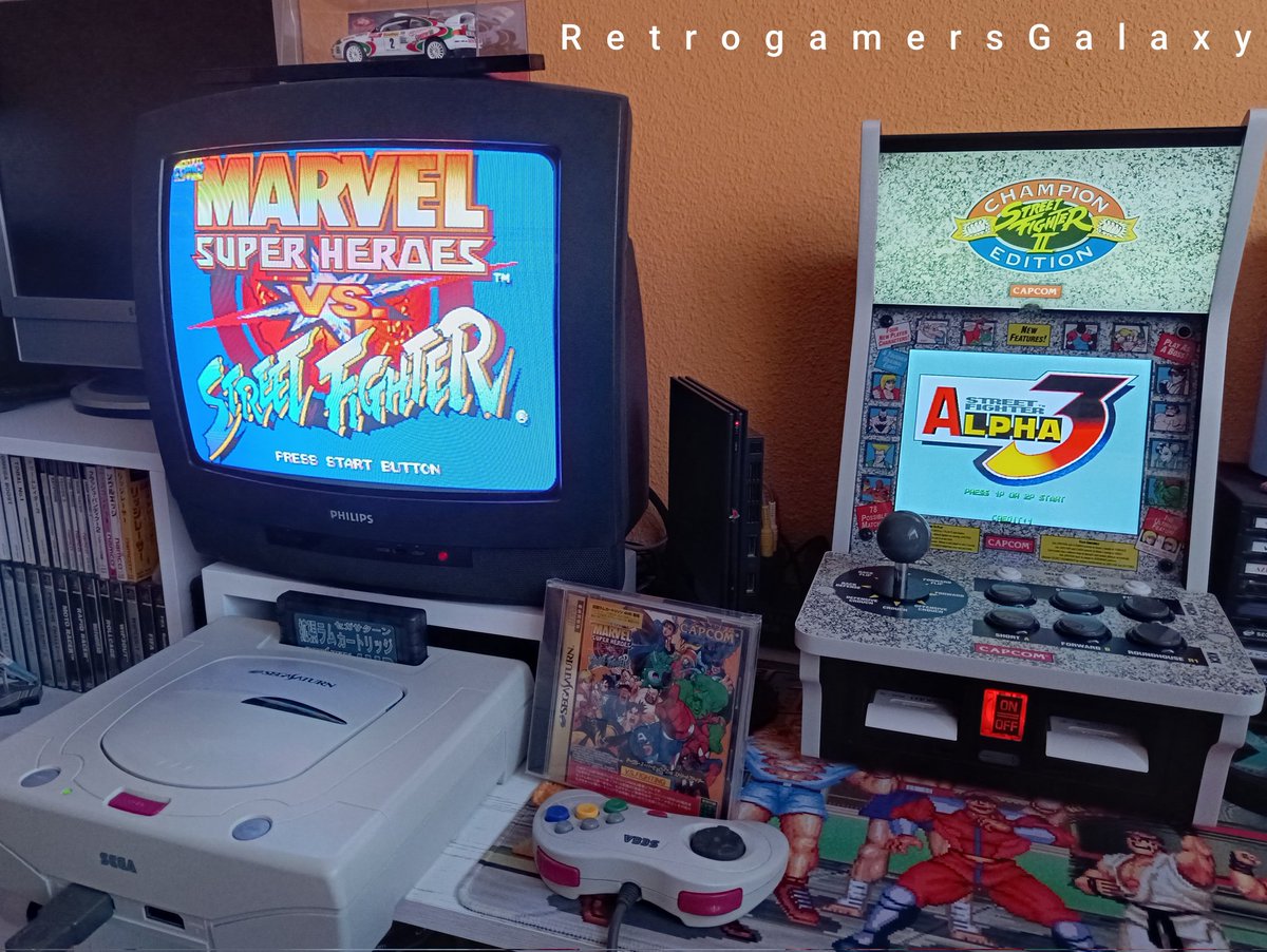 retrogamgalaxy's tweet photo. Hace demasiado tiempo que asumí que nunca tendré un #StreetFighterZero3 de #SegaSaturn. Desde hace demasiados años piden tales cifras por él que, además de existir en multitud de sistemas alternativos, puedes incluso tener por menos el mismo Arcade en una #EvercadeAlpha... https://t.co/IP0wxcSXn7