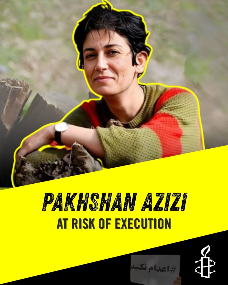 Scores of people in Iran, including humanitarian aid worked Pakhshan Azizi, are at risk of execution after unfair trials &amp; convictions on politically-motivated charges by Revolutionary Courts. Iran's authorities must halt all executions now! #نه_به_اعدام amnesty.org/en/documents/m…