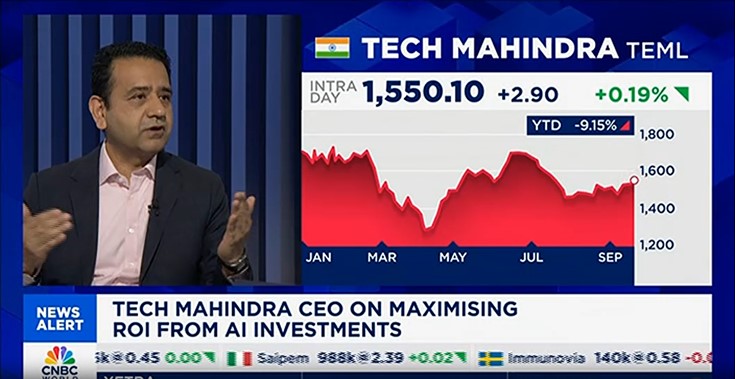 mohitjoshi74's tweet image. I spoke with Steve Sedgwick and Julianna Tatelbaum of CNBC @SquawkBoxEurope last week. The conversation ranged from AI-led transformation, India’s growing role in shaping the global AI landscape, to Meta’s Smart Glasses.
Our clients are seeking accelerated productivity and…