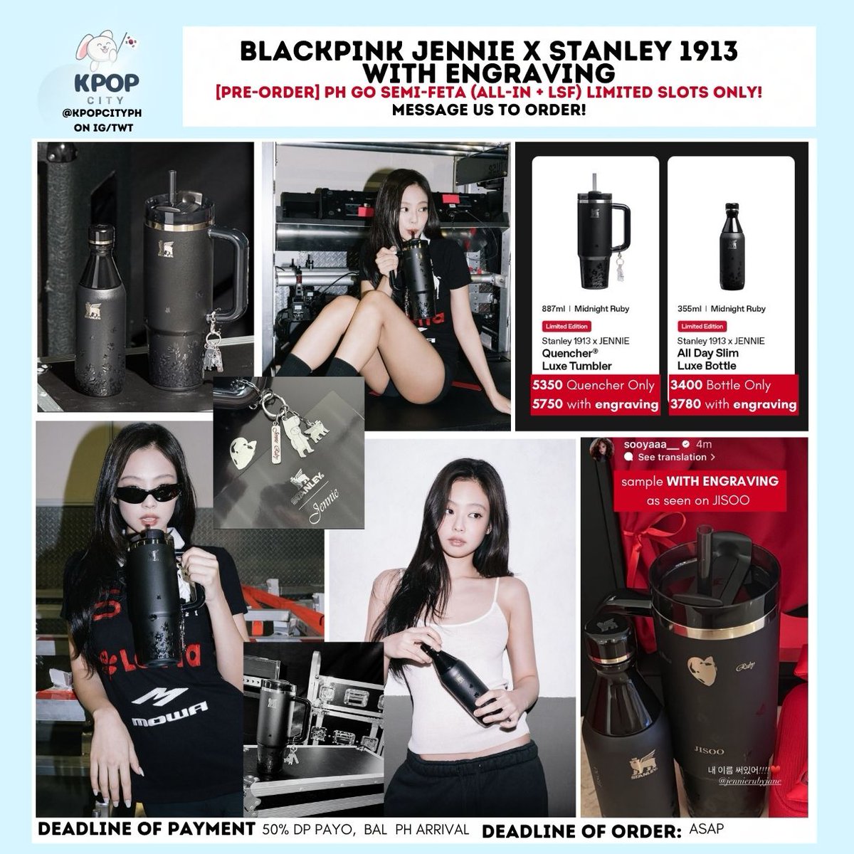 PH GO] JENNIE X STANLEY 1913 SFETA?#KPOPCityFinds wts lfb bp help 
