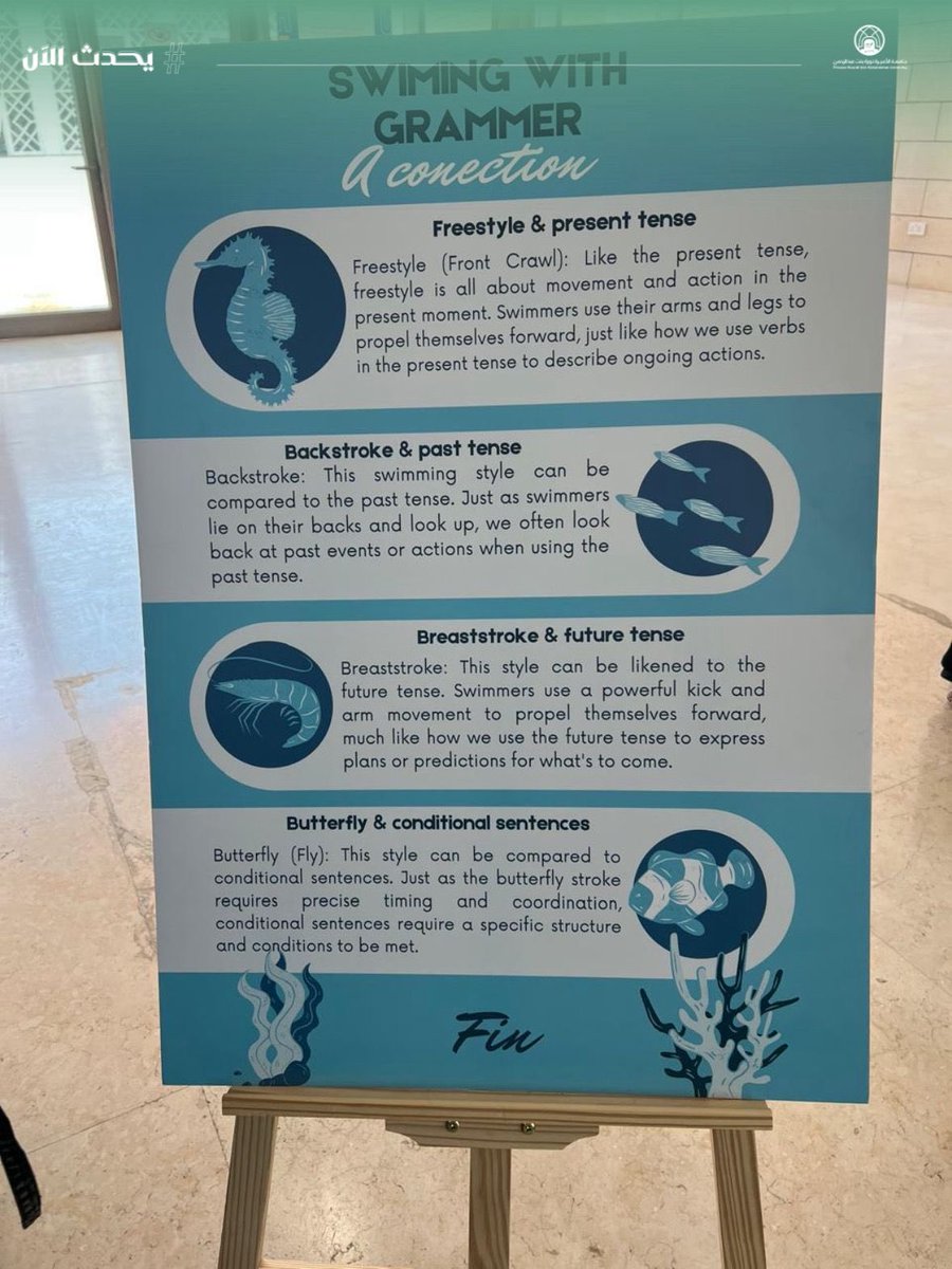 #يحدث_الآن:
يفعل قسم اللغويات التطبيقية في كلية اللغات “اليوم العالمي للرياضة بالجامعات” في مقرر القواعد (131)، حيث تعرض الطالبات مشاريعهن في بهو الكلية مع بيان كيفية توظيف الذكاء الاصطناعي في ربط موضوع الرياضة بتعلم قواعد اللغة الإنجليزية.
#جامعة_الأميرة_نورة
#PNU