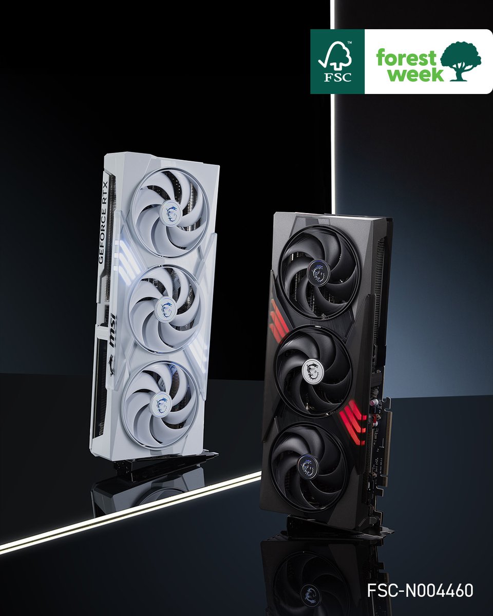 msigaming's tweet image. 🌳Happy Forest Week! 🌳
MSI teams up with FSC to protect forests &amp;amp; our planet. Since 2024, our selected products come with FSC-Mixed packaging, and we’ve joined tree planting &amp;amp; reforestation for 4 years in a row.
Let’s speak up for forests, together! 💚
#FSCForestweek @FSC_IC