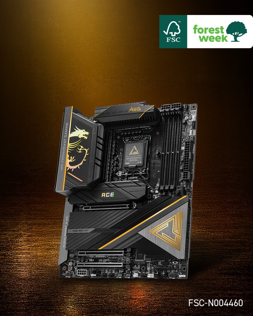 msigaming's tweet image. 🌳Happy Forest Week! 🌳
MSI teams up with FSC to protect forests &amp;amp; our planet. Since 2024, our selected products come with FSC-Mixed packaging, and we’ve joined tree planting &amp;amp; reforestation for 4 years in a row.
Let’s speak up for forests, together! 💚
#FSCForestweek @FSC_IC