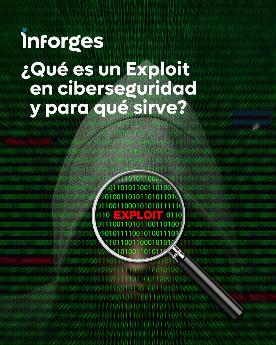 inforges's tweet image. Los #exploits son programas o fragmentos de código que aprovechan vulnerabilidades en sistemas, aplicaciones o dispositivos para ejecutar acciones no autorizadas. Son una de las técnicas más utilizadas por los atacantes.
📑inforges.es/blog/que-es-un…
#Inforges #Ciberseguridad
