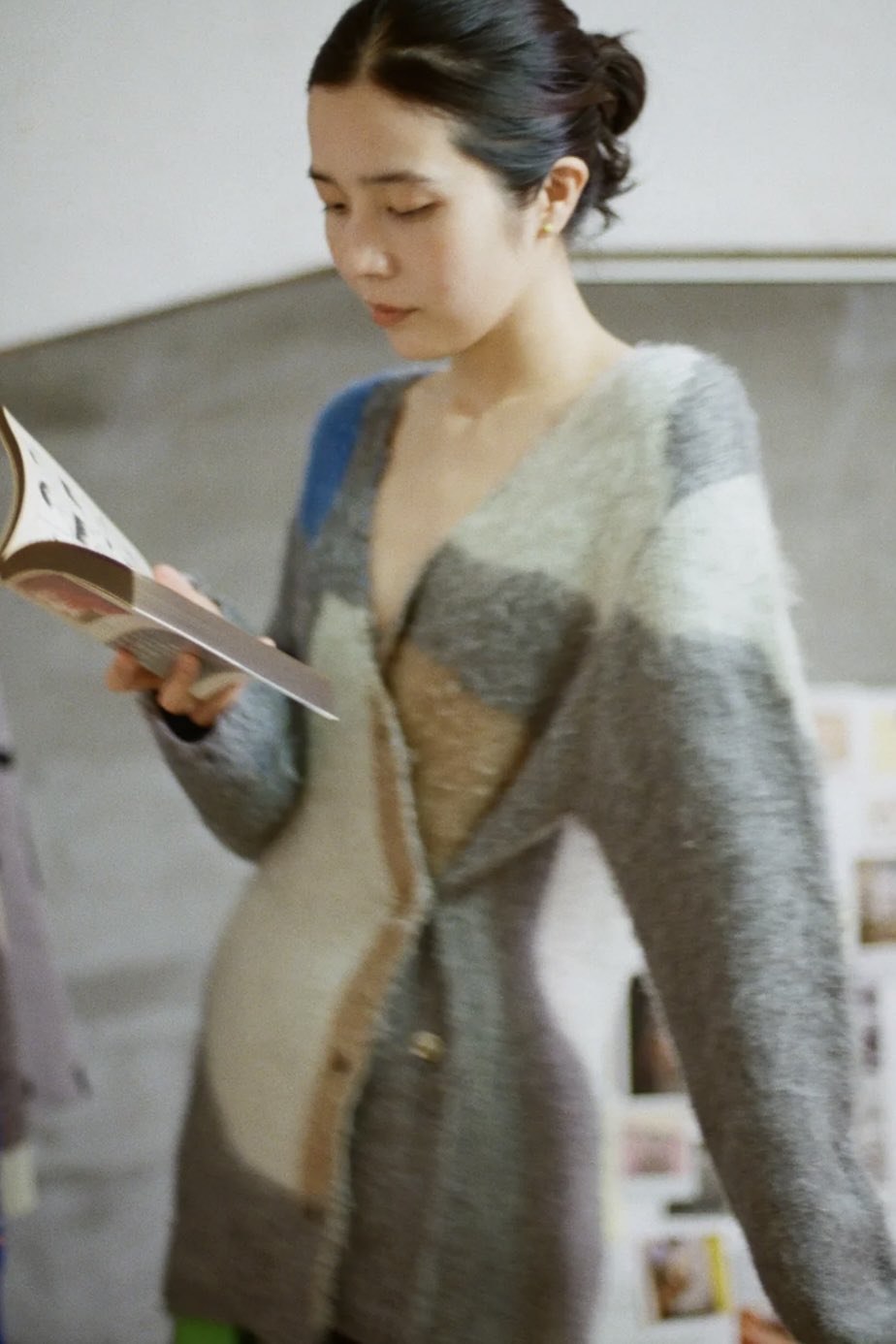 PAMM 汽水域のニットカーディガン ビオトープ 完売商品】PAMM 汽水域の