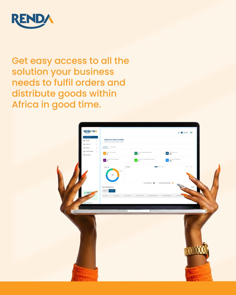 rendaafrica's tweet image. We&apos;re not just a logistics company; we&apos;re your partner in growth. 

Ready to scale? Let’s talk. 

#RendaAfrica #LogisticsPartner #Innovation